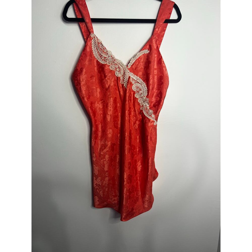 Vtg Victoria's Secret Gold Label Nightie Slip Dress Size Medium